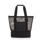 Elegante 2-in-1 koelrugtas van RPET met PEVA-voering van 20L kleur zwart