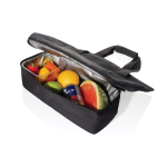 Elegante 2-in-1 koelrugtas van RPET met PEVA-voering van 20L kleur zwart vierde weergave
