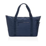XL thermotas van RPET met twee handvatten en schouderband 30L kleur marineblauw