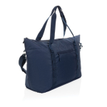 XL thermotas van RPET met twee handvatten en schouderband 30L kleur marineblauw tweede weergave