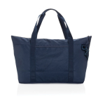 XL thermotas van RPET met twee handvatten en schouderband 30L kleur marineblauw derde weergave