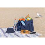 XL thermotas van RPET met twee handvatten en schouderband 30L kleur marineblauw sfeer weergave 2
