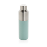 Thermofles van gerecycled staal met lekvrije dop 600ml kleur groen