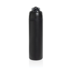 Dubbelwandige fles van gerecycled roestvrij staal 700ml kleur zwart vijfde weergave