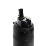 Dubbelwandige fles van gerecycled roestvrij staal 700ml kleur zwart zesde weergave