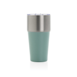 Antilek thermobeker van gerecycled roestvrij staal 500ml kleur groen derde weergave