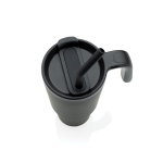 Antilek thermobeker van gerecycled roestvrij staal 900ml kleur zwart zevende weergave