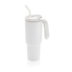 Antilek thermobeker van gerecycled roestvrij staal 900ml kleur wit