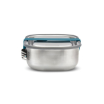 Lunchbox van roestvrij staal met bestek en band Black+Blum 1L kleur turkoois derde weergave
