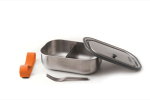 Lunchbox van roestvrij staal met bestek en band Black+Blum 1L vijfde weergave