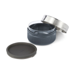Glazen kom met siliconen lekvrije deksel Black+Blum 750ml kleur zilver tweede weergave