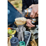 Thermosfles van roestvrij staal met handvat Black+Blum 500ml kleur oranje