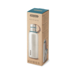 Thermosfles van roestvrij staal met handvat Black+Blum 500ml kleur turkoois weergave met doos
