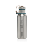 Thermosfles van roestvrij staal met handvat Black+Blum 500ml kleur turkoois met afdrukgebied
