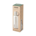 Thermosfles van roestvrij staal met handvat Black+Blum 500ml kleur olijfgroen weergave met doos