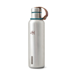 Thermosfles van roestvrij staal met handvat Black+Blum 750ml kleur turkoois weergave met logo