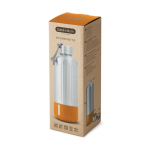 Grote thermosfles van roestvrij staal Black+Blum 850ml kleur oranje weergave met doos