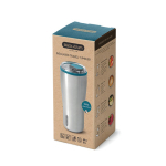 Thermosbeker van rvs met lekvrije sluiting Black+Blum 600ml kleur turkoois weergave met doos