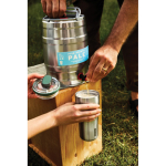 Thermosbeker van rvs met lekvrije sluiting Black+Blum 600ml kleur olijfgroen