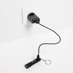 Oplaadbare en ultrakrachtige sleutelhanger-zaklamp met LED Gearx kleur zwart vijfde weergave