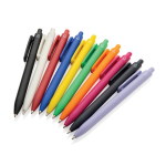 Milieuvriendelijke pen met grote clip en blauwe Dokumental®-inkt kleur zwart algemene weergave