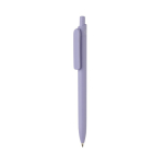 Milieuvriendelijke pen met grote clip en blauwe Dokumental®-inkt kleur paars