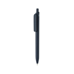 Milieuvriendelijke pen met grote clip en blauwe Dokumental®-inkt kleur marineblauw