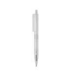 Milieuvriendelijke pen met geometrisch design en Dokumental®-inkt kleur wit