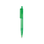 Milieuvriendelijke pen met geometrisch design en Dokumental®-inkt kleur groen