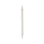 Milieuvriendelijke pen met zachte touch, clip en blauwe inkt kleur wit tweede weergave