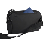 Multifunctionele schoudertas met diefstalbestendig design 8 inch kleur zwart weergave 11