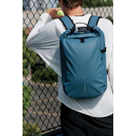 Diefstalbestendige rugzak, waterbestendig, 26L, 16 inch kleur blauw sfeer weergave 3