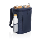 Koelrugzak van RPET met verstelbare banden, capaciteit 18L kleur marineblauw tweede weergave
