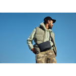 Ruime schoudertas van RPET met verstelbare band 3,5L Bellroy kleur zwart
