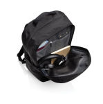 Rugzak met voorvak met ritssluiting voor PC 15,6 inch Swiss Peak kleur zwart zesde weergave