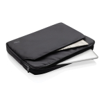 RPET-hoes met voering en voorvak Swiss Peak voor laptops 15,6 inch kleur zwart derde weergave