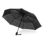 Stormbestendige automatische paraplu 21 inch Swiss Peak kleur zwart