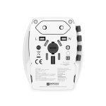 Wereldreisadapter met 2 poorten en meegeleverde kabel Skross kleur wit vierde weergave