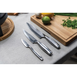 Luxe messenset voor de keuken van roestvrij staal Boska kleur glanzend zilver sfeer weergave