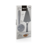 Set roestvrijstalen pizzagereedschap Boska kleur glanzend zilver tweede weergave met doos