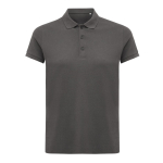 Gerecycled katoenen piqué poloshirt voor dames, 220 g/m² Iqoniq kleur mat zilver