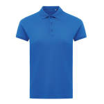 Gerecycled katoenen piqué poloshirt voor dames, 220 g/m² Iqoniq kleur koningsblauw