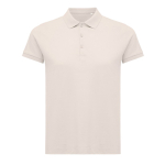 Gerecycled katoenen piqué poloshirt voor dames, 220 g/m² Iqoniq kleur lichtroze