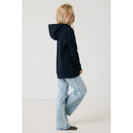 Kinderhoodie van gerecycled katoen 280 g/m² Iqoniq kleur zwart