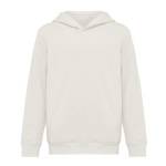 Kinderhoodie van gerecycled katoen 280 g/m² Iqoniq kleur gebroken wit