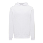 Unisex hoodie van gerecycled katoen met capuchon 280 g/m² Iqoniq kleur wit