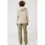 Unisex hoodie van gerecycled katoen met capuchon 280 g/m² Iqoniq kleur lichtbruin
