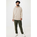 Unisex hoodie van gerecycled katoen met capuchon 280 g/m² Iqoniq kleur lichtbruin