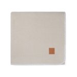 Plaid van gerecycled polyester met uitzonderlijke zachtheid 320 g/m² kleur beige