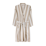 Hammam-stijl badjas van gerecycled katoen met S/M-pasvorm 200 g/m² kleur beige